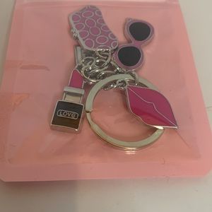 Makeup Lipstick Bag Purse‎ Charm Keychain New